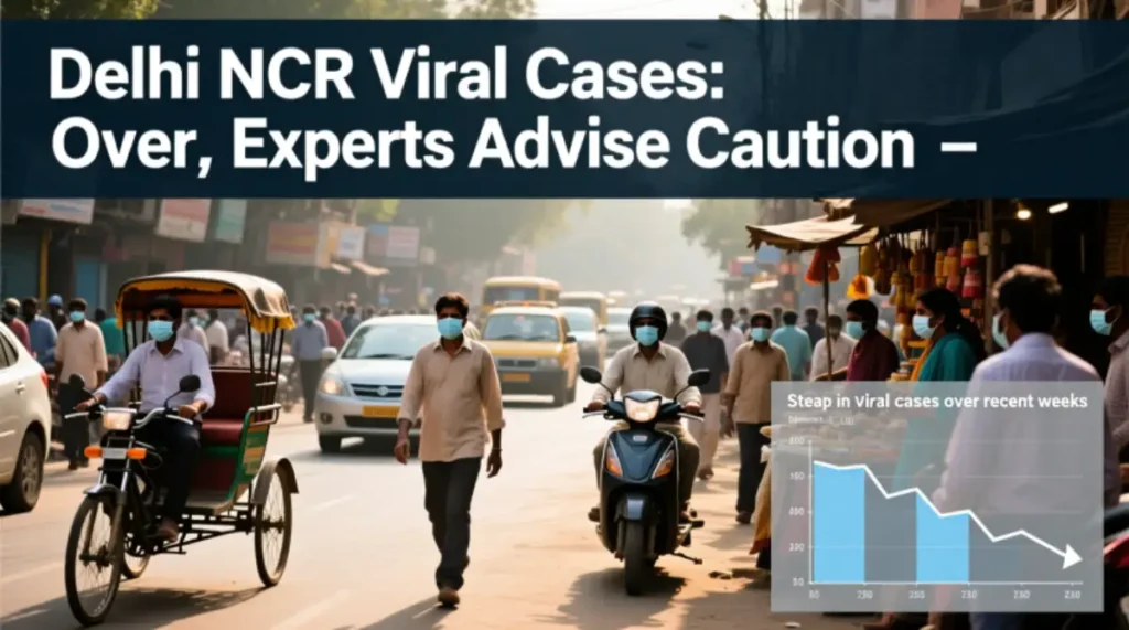 Delhi NCR Viral Cases Decline: Survey Shows Peak Over, Experts Urge Continued Caution